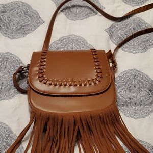 Fringe crossbody purse